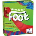 thumbnail image 1 of Betty Crocker Fruit by the Foot Fruit Flavored Snacks, 4.5 oz, 6 Count, Shelf Stable, Cardboard Box, 1 of 12