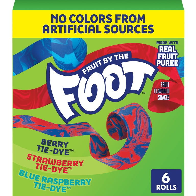 Fruit by the Foot Fruit Flavored Snacks, Variety Pack, 4.5 oz, 6
