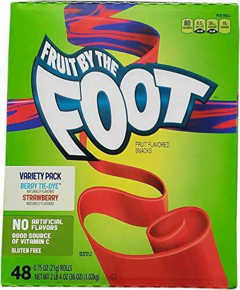 Fruit by the Foot Fruit Snacks Variety Pack Net Wt (48Count/0.75 Oz Net Wt 36 Oz), (Set of 3)