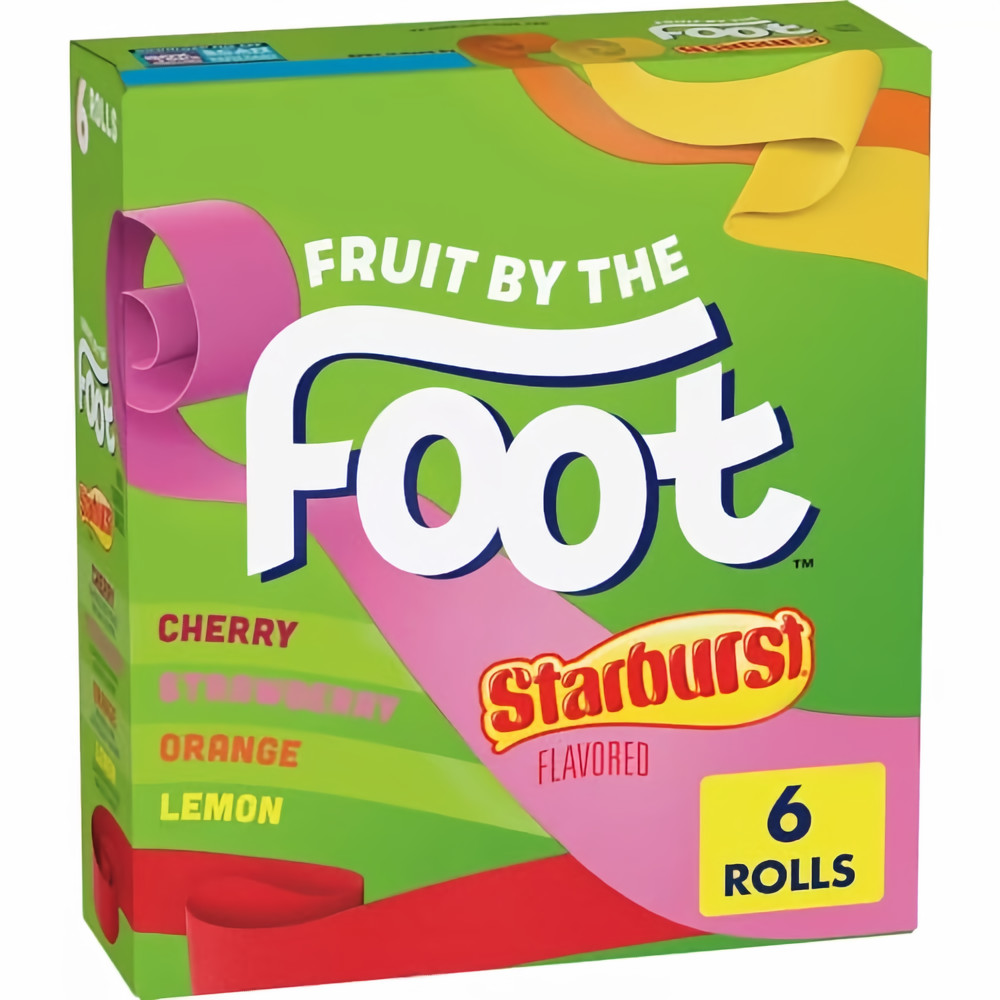 Fruit by the Foot Snacks Starburst Fruit Flavored (Pack of 2)
