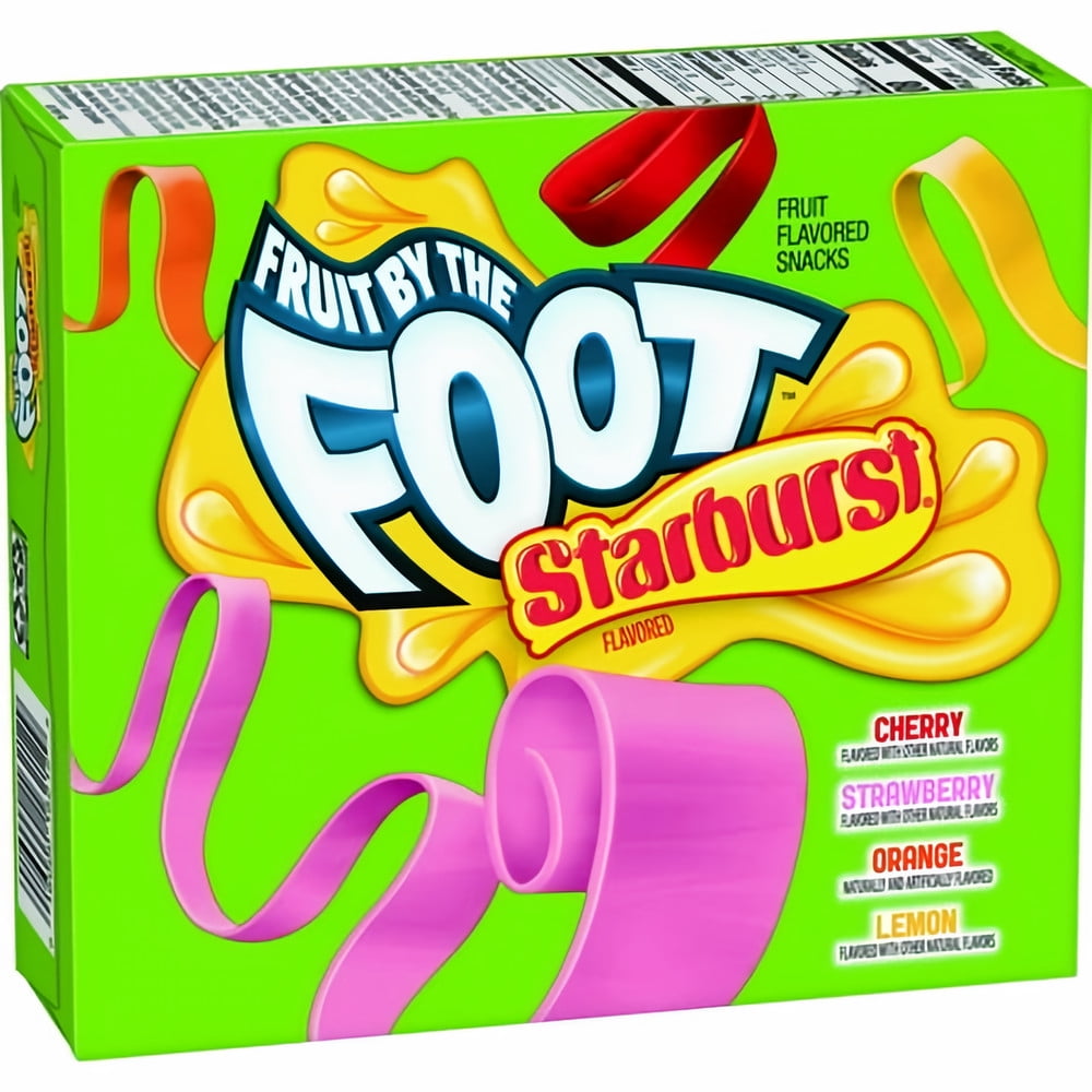 Fruit by the Foot Snacks Starburst Fruit Flavored (Pack of 6)