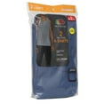 thumbnail image 1 of Fruit of The Loom Men's 2 Pack Dual Defense Finished Hem Tagless A Shirts Blue M, 1 of 7