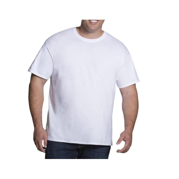 Fruit of The Loom Men's 5-Pack 100% Cotton Crew T-Shirts XXXXX-Large, White
