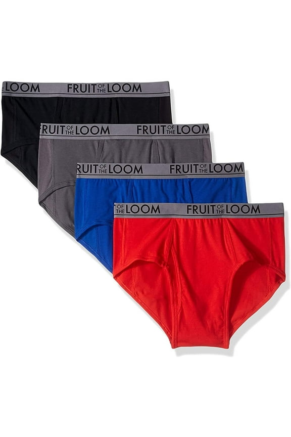 Men's Briefs Ultra Flex-Assorted, Size Medium Pack of 6