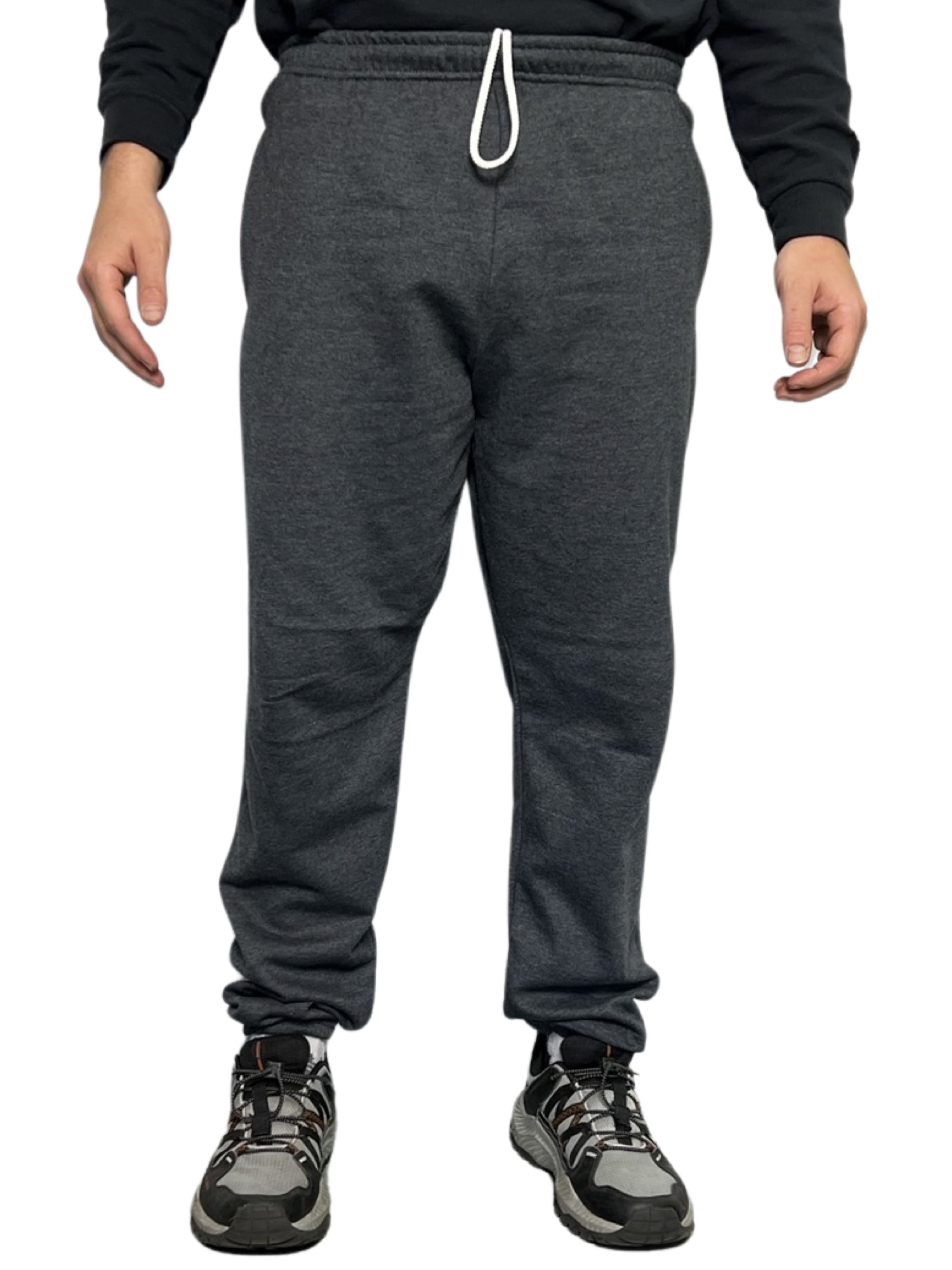 Fruit of The Loom Men's Fleece Jogger Sweatpants 2 Pockets Relaxed Fit ...