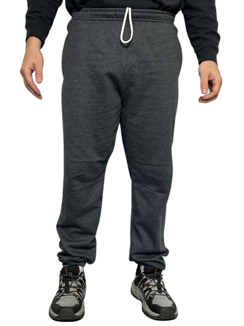 Fruit Of The Loom Grey Joggers Fruit Of The Loom Men's Fleece
