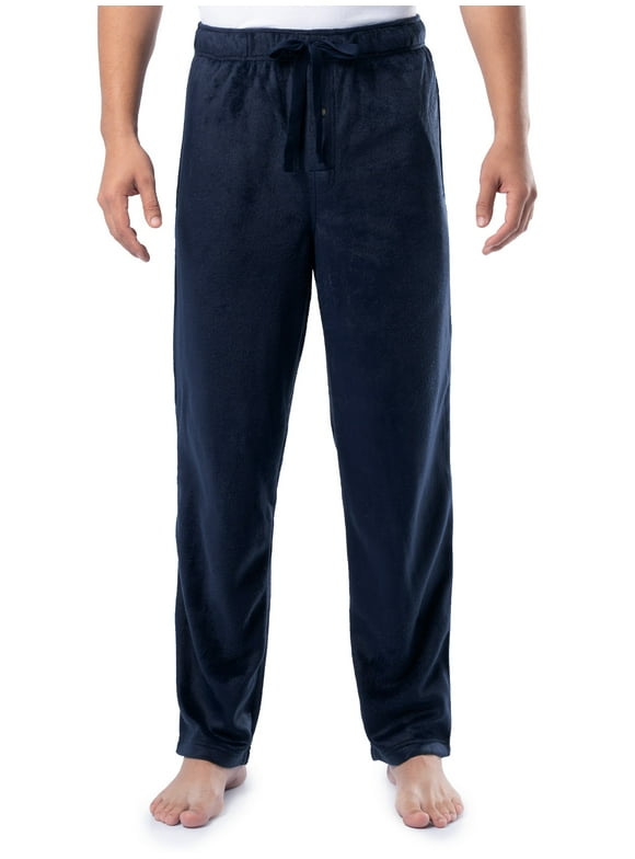 Men's Microsueded Solid Fleece Sleep Pant, Sizes S-XL