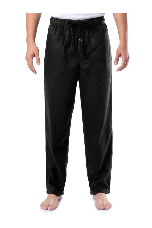 Men's Microsueded Solid Fleece Sleep Pant, Sizes S-XL
