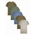 thumbnail image 1 of Fruit of The Loom Men's Pocket T-Shirt Multipack (Large (42-44), Assorted Earth Tones (5 Pack)), 1 of 2