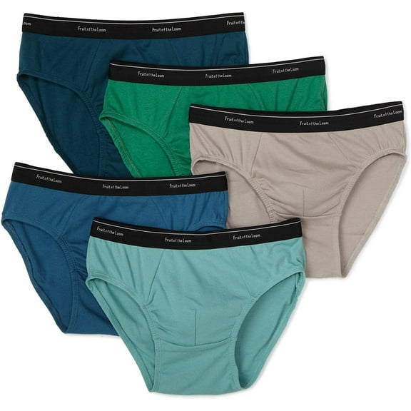 Fruit of the Loom Men's Tag Free Assorted Low Rise Briefs