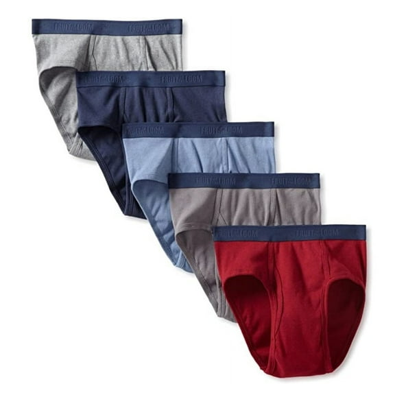 Fruit of the Loom Men's Tag Free Assorted Low Rise Briefs