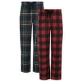 thumbnail image 1 of Fruit of The Loom Men's and Big Men's Fleece Pajama Sleep Pant 2-Pack, Sizes S-6XL, 1 of 21