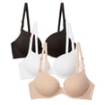 thumbnail image 1 of Fruit of The Loom Women's Everyday Cotton 3-Pack Push-Up Bra, 1 of 4