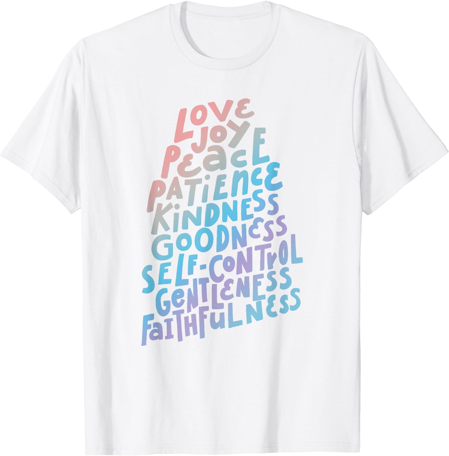Fruit of The Spirit - Christian Faith Quote Bible Verse T-Shirt ...