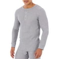 thumbnail image 1 of Fruit of the Loom Men's Thermal Waffle Underwear Henley Top, Sizes S-5XL, 1 of 5