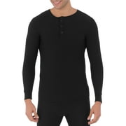 FRUIT OF THE LOOM Men's Thermal Waffle Underwear Henley Top, Sizes S-5XL