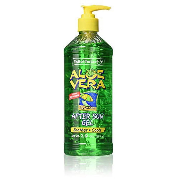 Fruit of the Earth After Sun Gel, Aloe Vera, 20 Ounce