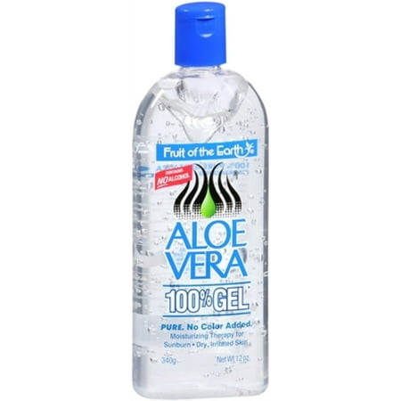Fruit of the Earth Aloe Vera 100% Gel, 12 oz, 6 Pack