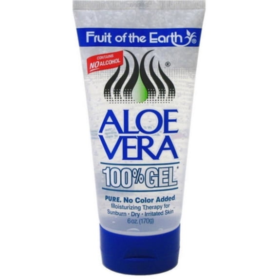 Fruit of the Earth Aloe Vera 100% Gel 6 oz (Pack of 2)