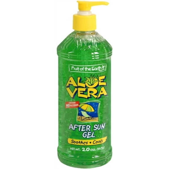 Fruit of the Earth Aloe Vera After Sun Gel 20 oz (Pack of 6)