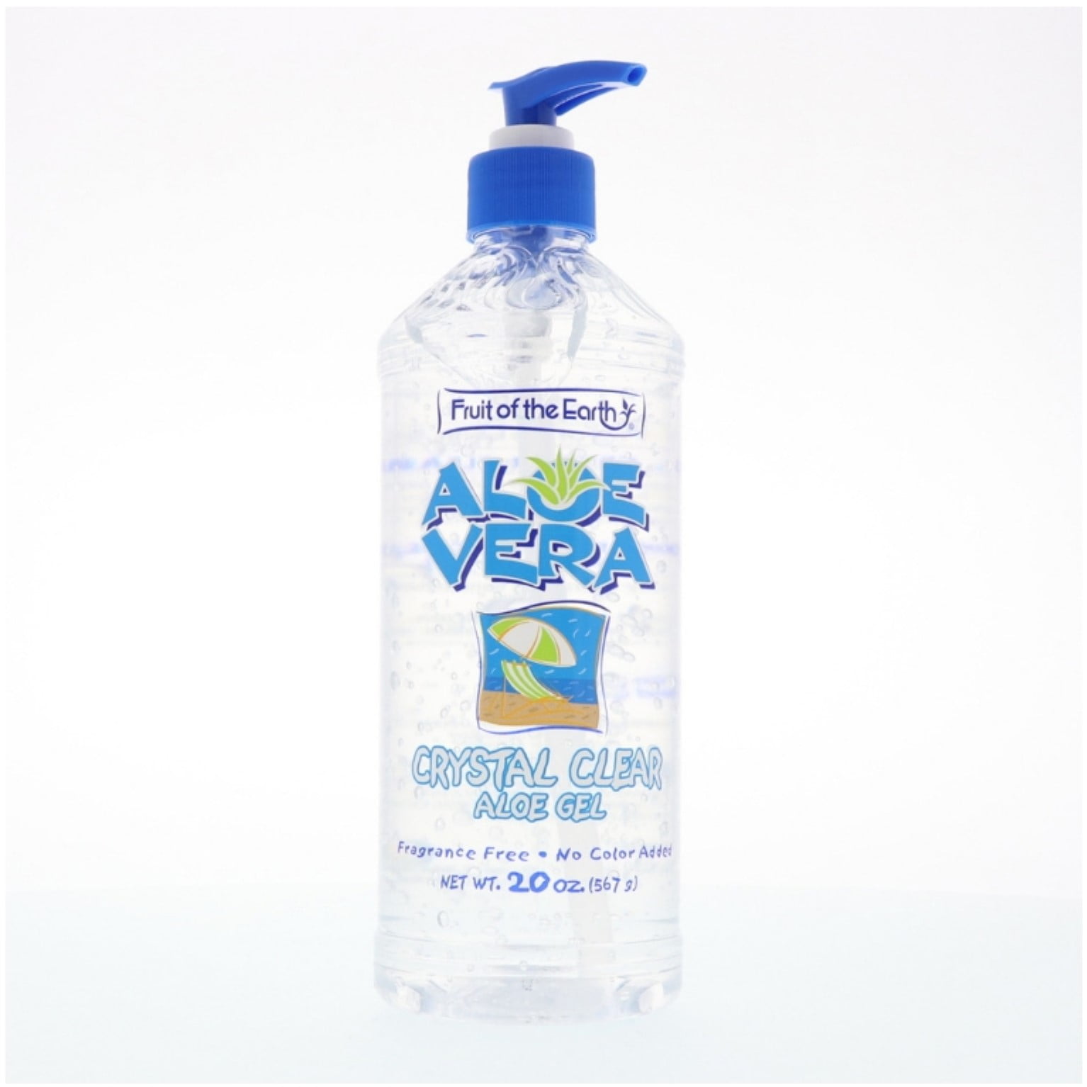 Fruit of the Earth Aloe Vera Crystal Clear Aloe Gel 20 oz