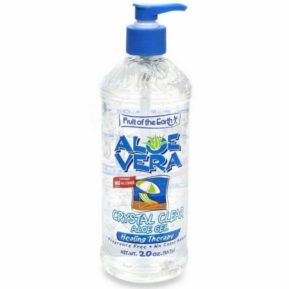Fruit of the Earth Aloe Vera Crystal Clear Aloe Gel20 oz (Pack of 2)