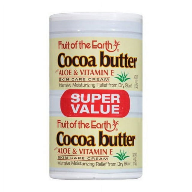 Fruit of the Earth Cocoa Butter with Aloe and Vitamin E Skin Care Cream