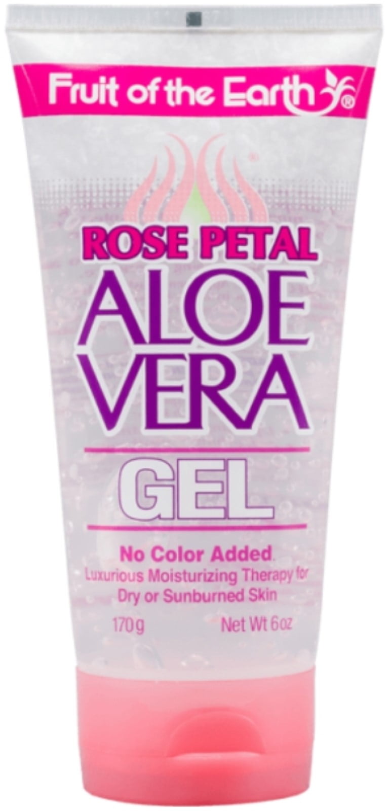 Fruit of the Earth Rose Petal Aloe Vera Gel 6 oz - Walmart.com