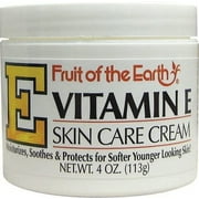 Fruit Of The Earth Vitamin E Skin Care Cream, 4 oz (2 pack) (Bundle)