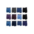 thumbnail image 1 of Fruit of the Loom, 12 Pack Random, Mens Underwear, Underwear for Men, Cotton Underwear, Boxer Briefs with Fly, Tag Free, 1 of 9