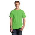 thumbnail image 1 of Fruit of the Loom 3930 Mens HD Cotton 100 Percent Cotton T-Shirt, Kiwi - Large, 1 of 1