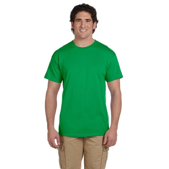 Fruit of the Loom 3931 HD Cotton 100% Cotton T-Shirt, Kelly, XL, Pack Of 2, Fruit of the Loom Mens T-Shirts