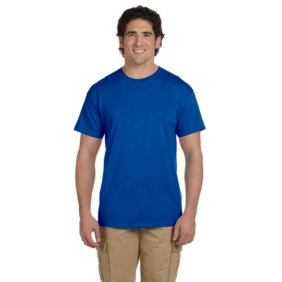 Fruit of the Loom 3931 HD Cotton 100% Cotton T-Shirt, Royal, 3X, Pack Of 3, Fruit of the Loom Mens T-Shirts