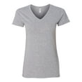thumbnail image 1 of Fruit of the Loom 4.7 oz. 100% Sofspun Cotton Jersey Junior V-Neck T-Shirt (SFJVR) Athletic Heather, S, 1 of 4