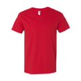 thumbnail image 1 of Fruit of the Loom 4.7 oz. 100% Sofspun Cotton Jersey V-Neck T-Shirt (SFVR) Fiery Red, 3XL, 1 of 2
