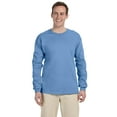 thumbnail image 1 of Fruit of the Loom 4930 HD Cotton 100% Cotton Long Sleeve T-Shirt, Columbia Blue, S, Pack Of 2, Fruit of the Loom Mens T-Shirts, 1 of 1