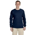 thumbnail image 1 of Fruit of the Loom 4930 HD Cotton 100% Cotton Long Sleeve T-Shirt, J NAVY, L, Pack Of 2, Fruit of the Loom Mens T-Shirts, 1 of 1