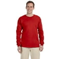 thumbnail image 1 of Fruit of the Loom 4930 HD Cotton 100% Cotton Long Sleeve T-Shirt, True Red, M, Pack Of 2, Fruit of the Loom Mens T-Shirts, 1 of 1