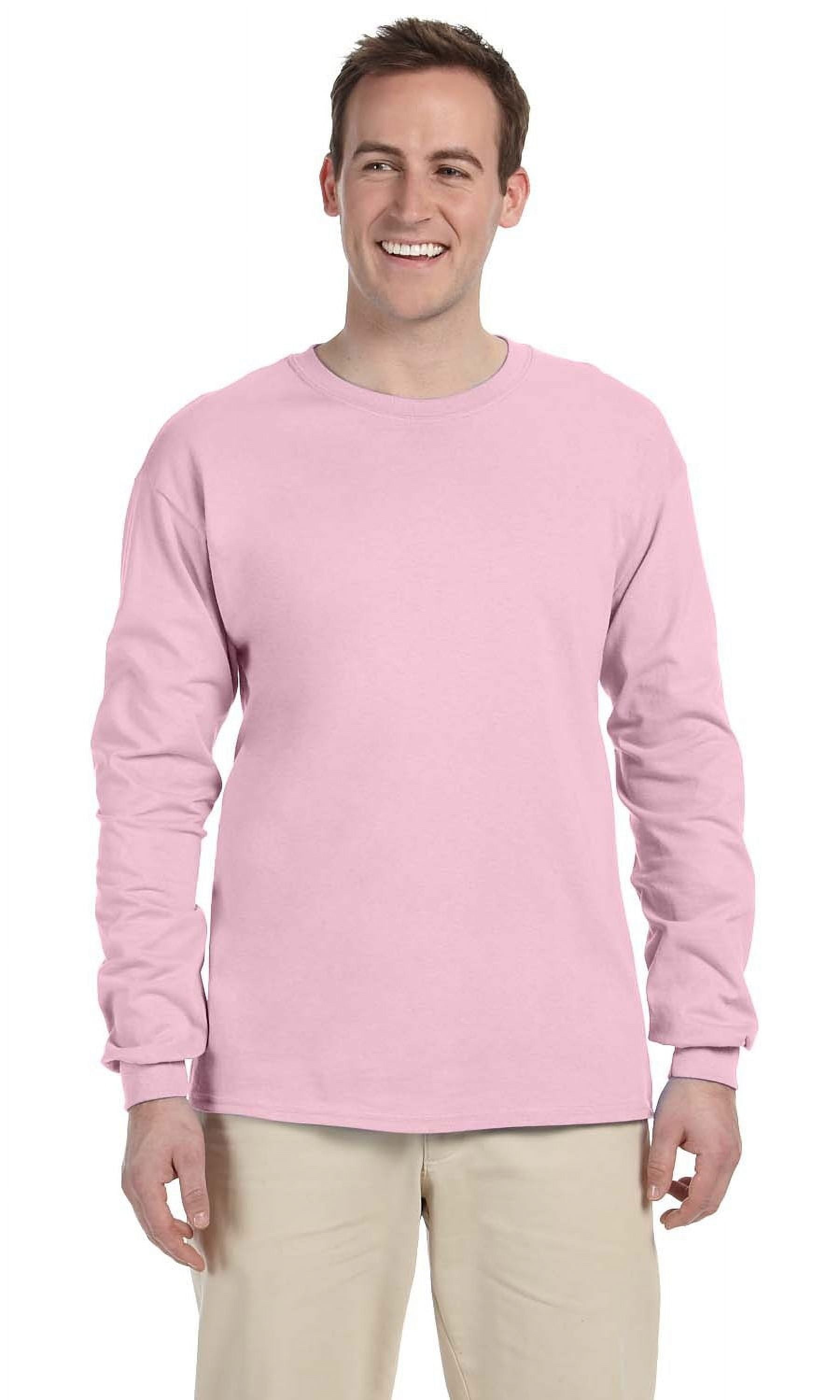Fruit Of The Loom HD Cotton 100% Long Sleeve T-Shirts & Tees
