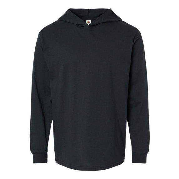 Fruit of the Loom 4930LSH Men's HD Cotton Jersey Hooded T-Shirt