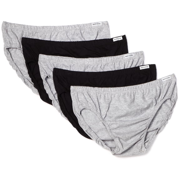 Fruit of the Loom 5-Pack Black and Grey Sport Briefs