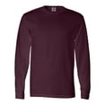 thumbnail image 1 of Fruit of the Loom 5 oz. 100% Heavy Cotton HD Long-Sleeve T-Shirt (4930) Maroon, XL, 1 of 5