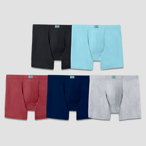 Fruit of the Loom 5pk Select Comfort Supreme Cooling Blend Bottoms Boxer Briefs - Color May Vary