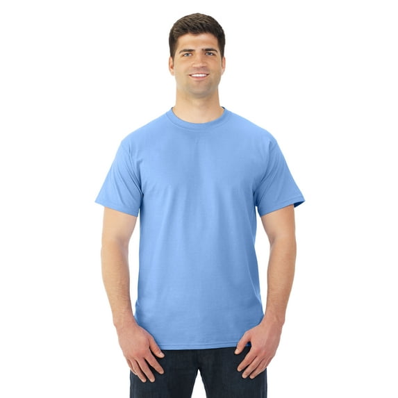 Fruit of the Loom Men's Lofteez Crew-Neck Hemmed Sleeves T-Shirt