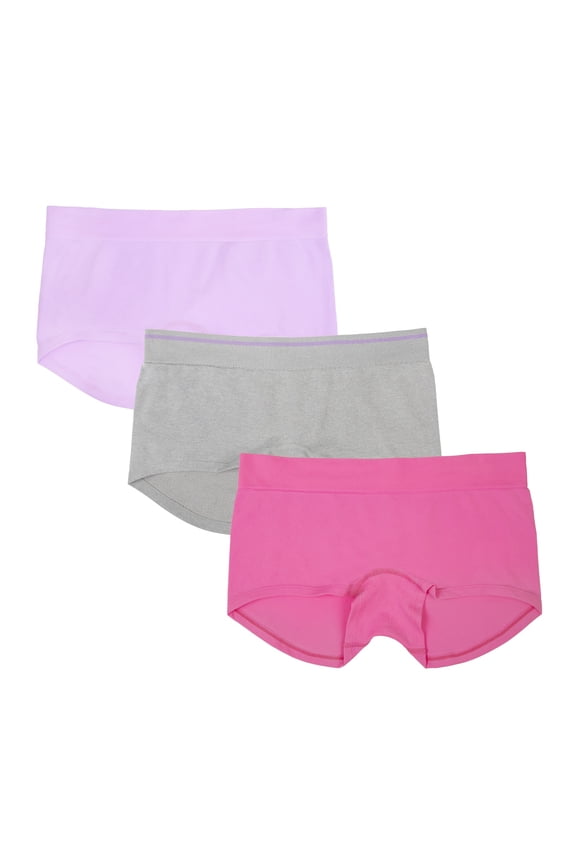 A Fresh Collection Hey Shorty 3-Pack Seamless Boyshorts for Women’s Everyday Comfort