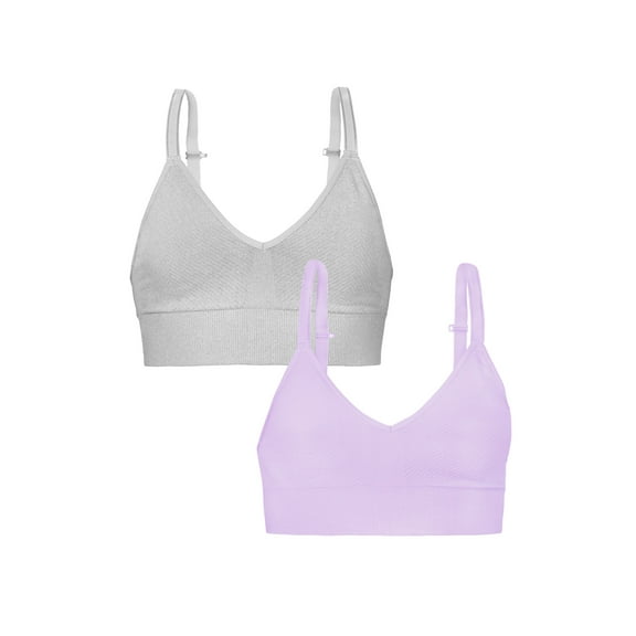 Fruit of the Loom A Fresh Collection So Comfy 2-Pack Women's Seamless Bralettes – Your New Everyday Essential