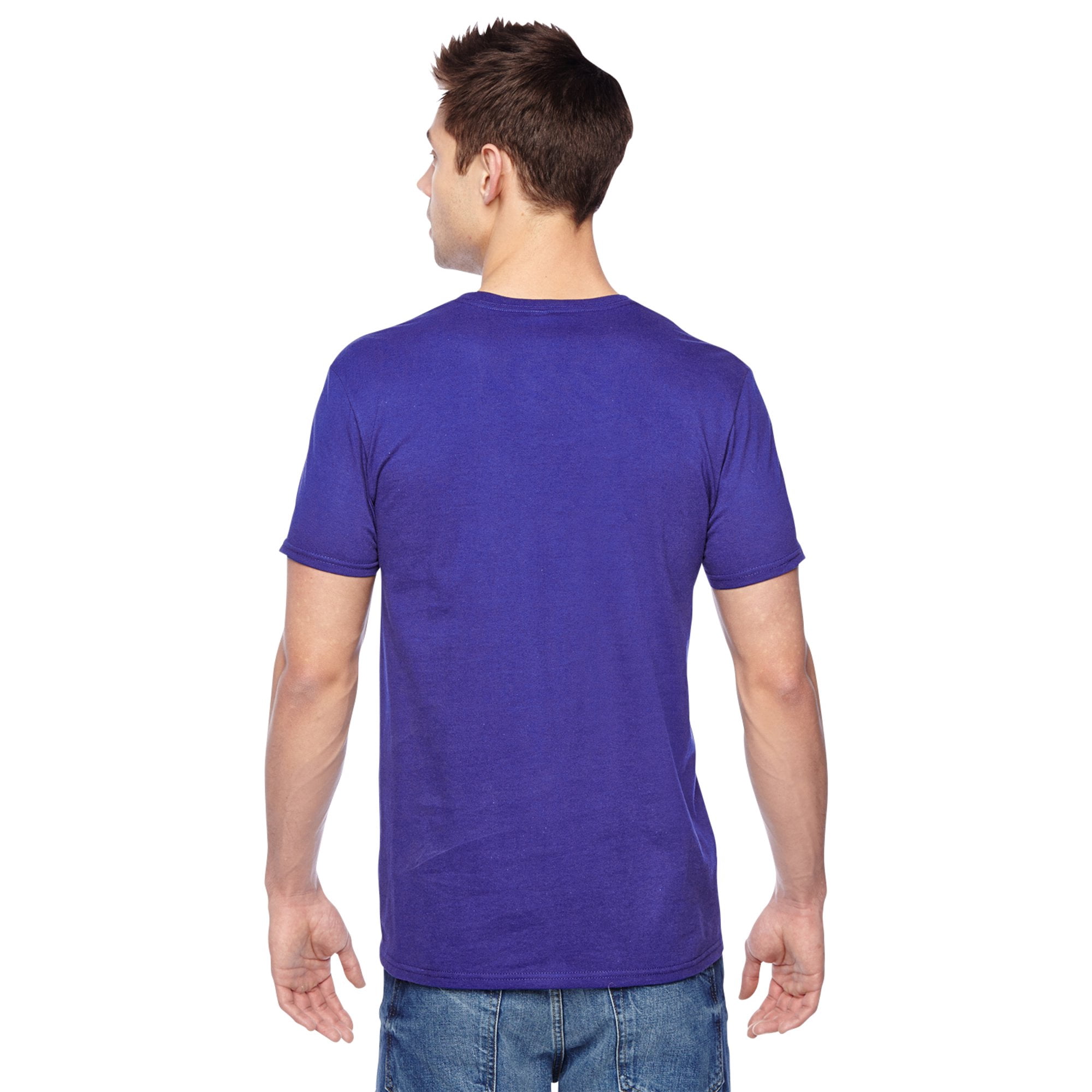 Fruit of the Loom Adult 4.7 oz. Sofspun Jersey Crew T-Shirt - SF45R ...
