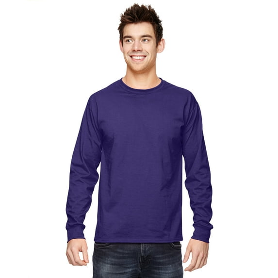 Fruit of the Loom Adult 5 oz. HD Cotton™ Long-Sleeve T-Shirt - 4930
