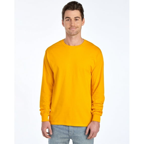 Fruit 100% L/S Tee Gold