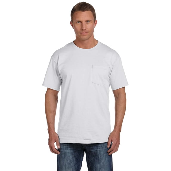 Fruit of the Loom Adult 5 oz. HD Cotton™ Pocket T-Shirt - 3931P